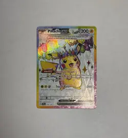 Pokemon TCG Pikachu EX 219/191 Surging Sparks SSP Special Illustration Rare NM M - Image 5