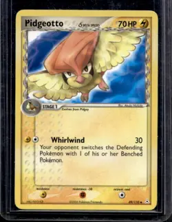 2006 Pokemon EX Holon Phantoms Pidgeotto Delta Species #49/110 - Image 1