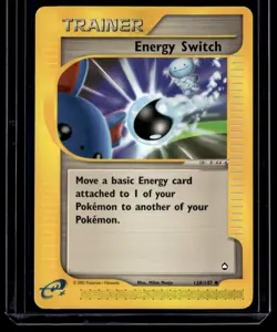 Energy Switch 120/147 Aquapolis Uncommon English Pokemon Card - Image 1