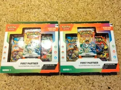 Pokemon TCG First Partner Illustration Collection Series 1 New Sealed - Image 1
