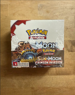 Pokemon TCG Sun & Moon Crimson Invasion Booster Box SEALED (MINT) - Image 1