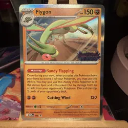 Flygon 016 STAMPED Prerelease Phantasmal Flames Black Star Holo Pokemon TCG MINT - Image 1