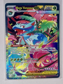 Pokemon TCG Mega Evolutions Venusaur EX 177/132 Special Illustration Rare - Image 1