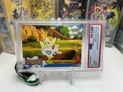 1999 Topps Pokemon Movie Edition # 45 Togepi In Trouble Foil PSA 9 Card MINT! - Image 1