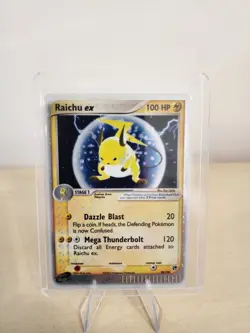 Raichu EX Sandstorm Holo Card 98/100 - Image 3