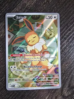 Eevee 173 SVP Pokemon Center Promo Prismatic Evolutions NM Pokemon Card - Image 1