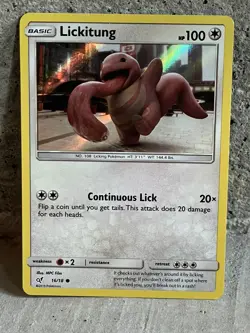 Lickitung - Detective Pikachu - 16/18 - Holo Foil - Pokemon Card - Near Mint - Image 1