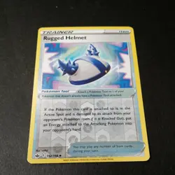 Pokemon Chilling Reign Rugged Helmet Reverse Holo Uncommon Trainer Card 152/198 - Image 1