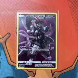 Pokemon TCG 2019 Armored Mewtwo SM228 Black Star Promo Card Near Mint Condition - Image 3