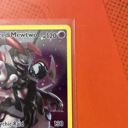 Pokemon TCG 2019 Armored Mewtwo SM228 Black Star Promo Card Near Mint Condition - Image 5