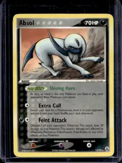 2006 Pokemon EX Legend Maker Absol #15/92 - Image 1