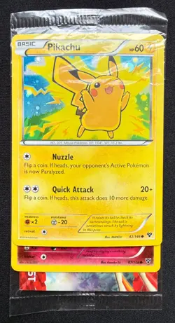 Pokemon TCG - Pikachu - 42/146 (2014 Movie Promo) & Jigglypuff 87/146 - Sealed - - Image 2
