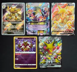 Pokemon TCG - Alakazam Lot - ME Promo, M Alakazam ex 26/124, V, Radiant, Etc -NM - Image 1