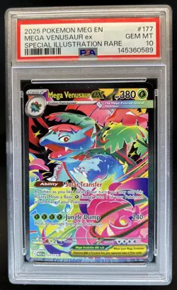 2025 Pokemon Venusaur ex Special Illustration Rare #177/132 PSA 10 GEM MINT - Image 1