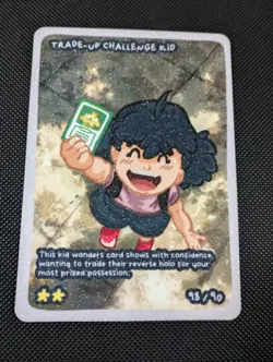 Trade-up Challenge Kid 98/90 - Set Hit Holo - Pokedoodles Set 1 Fan Art- Pokemon - Image 1