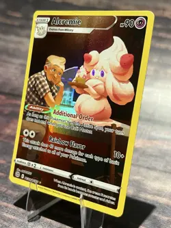 Pokemon TCG Alcremie TG08/TG30 Swsh09: Brilliant Stars Trainer Gallery Holo - Image 3