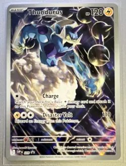 Thundurus 209 Pokemon Sv: Scarlet & Violet Promo Illistration Rare - Image 1