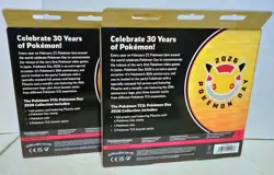 Pokemon TCG: Pokemon Day 2026 Collection Box 30th Anniversary SEALED! Lot Of 2 - Image 2