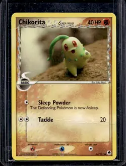 2006 Pokemon EX Dragon Frontiers Chikorita #44/101 - Image 1