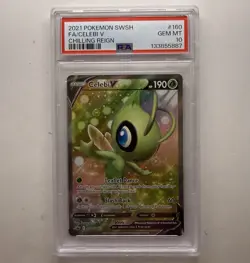Celebi V 160/198 💎PSA 10💎 - Chilling Reign - Pokemon TCG - Image 1