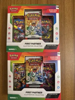 2x Pokemon TCG First Partner Illustration Collection Series 1 New Sealed (B) - Image 1