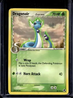 2006 Pokemon EX Dragon Frontiers Dragonair #28/101 - Image 1