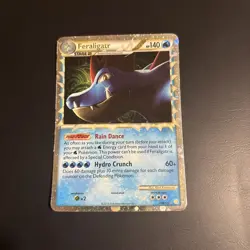 Pokemon TCG Feraligatr Prime HeartGold SoulSilver Card 108/123 Holo - Image 1