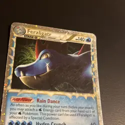 Pokemon TCG Feraligatr Prime HeartGold SoulSilver Card 108/123 Holo - Image 2