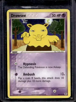 2004 Pokemon EX Drowsee Fire Red & Leaf Green #32/112 - Image 1