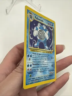 SPANISH 13/102 Poliwrath Holo Rare Base Set Unlimited Pokemon TCG Card LP - Image 4