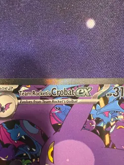 Pokemon Team Rocket's Crobat EX - Destined Rivals - 234/182 - LP - Image 2