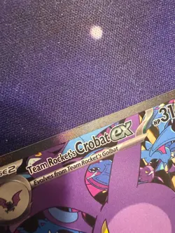 Pokemon Team Rocket's Crobat EX - Destined Rivals - 234/182 - LP - Image 3