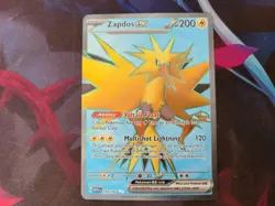 Pokemon Zapdos ex 192/165 Sv: Scarlet & Violet 151 Ultra Rare Holo NM - Image 1
