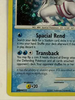 Pokemon TCG Diamond and Pearl Base Set Palkia Holo Swirl 11/130 - Image 4