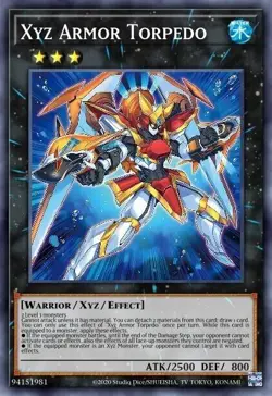 Xyz Armor Torpedo x3 PLAYSET Yu-Gi-Oh! AGOV-EN039 1st Super Rare - Image 1