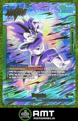 Vegeta Alternate Art Leader Dragon Ball super Fusion World Ultra Limit FB04-051 - Image 1