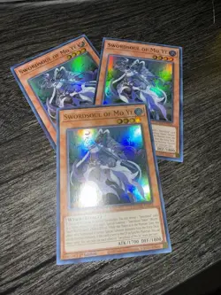 x3 Swordsoul Of Mo Ye Ultra Rare 1St Edition MAMA-EN034 Yugioh - Image 1