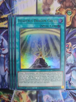 Yu-Gi-Oh x3 Heavenly Dragon Circle GFP2 - EN165 Ultra Rare 1st Edition NM - Image 1