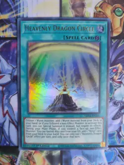 Yu-Gi-Oh x3 Heavenly Dragon Circle GFP2 - EN165 Ultra Rare 1st Edition NM - Image 4