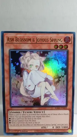Ash Blossom & Joyous Spring [Alt Art] 1st Edition [LP] - Yu-Gi-Oh! RA04 [Ultra R - Image 1