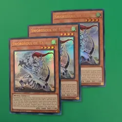 Yugioh TCG Swordsoul Of Taia Ultra Rare Playset NM MAMA-EN035 - Image 1
