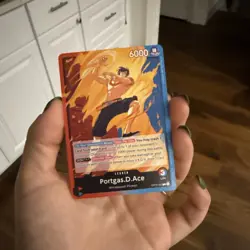 Portgas.D.Ace (002) OP13-002 Leader One Piece Card - NM English - Image 1