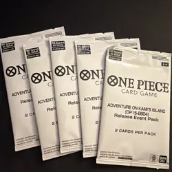 Lot of 5 One Piece Adventure On Kami’s Island Release Event Pack Sealed Promo - Image 1