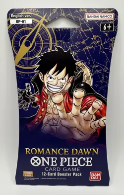One Piece OP-01 Romance Dawn Sleeved Booster / Blister Pack (ENGLISH) – SEALED - Image 1