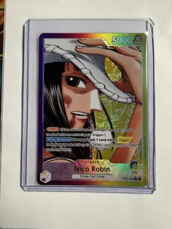 One Piece TCG Nico Robin OP09-062 Leader Parallel Alternative Art English NM - Image 1