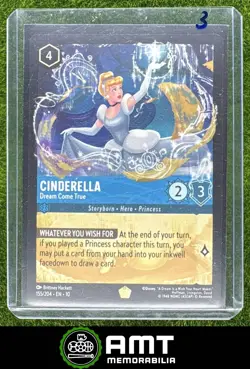 Cinderella Dream Come True Disney Lorcana: Whispers in The Well 155/204 #3 - Image 1