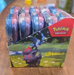 Pokemon Ascended Hero’s Mini Tin Display 10 tins sealed - Image 2
