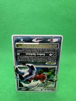 Pokemon Darkrai LV.X Holo Rare TCG Card 104/106 Great Encounters Series MP - Image 3