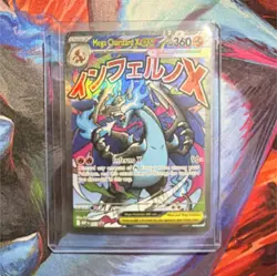 Mega Charizard X EX Full Art Promo Holo Pokemon TCG Card 023 Me: Mega Evolution - Image 1
