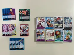 One Piece OP12 Leader card 12 pcs & Common card 350 pcs LOT - Image 1